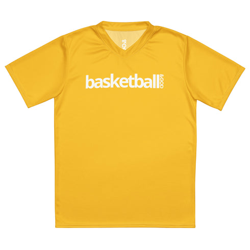 Basketball &God Tuscan Recycled Unisex Sports Jersey T-Shirt